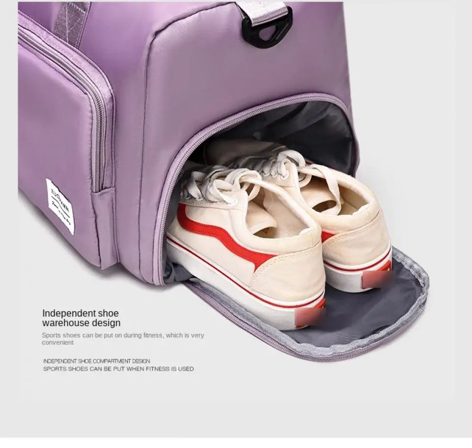 Duffle Bag with Shoe Compartment