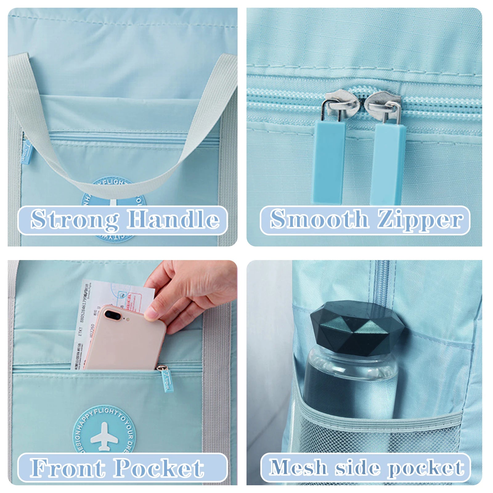 Lightweight Foldable Sports Duffle Bag