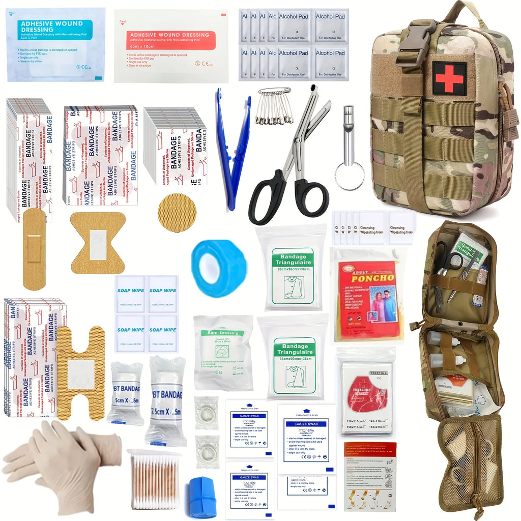 205-Piece Universal First Aid Kit - Home, Travel & Outdoor