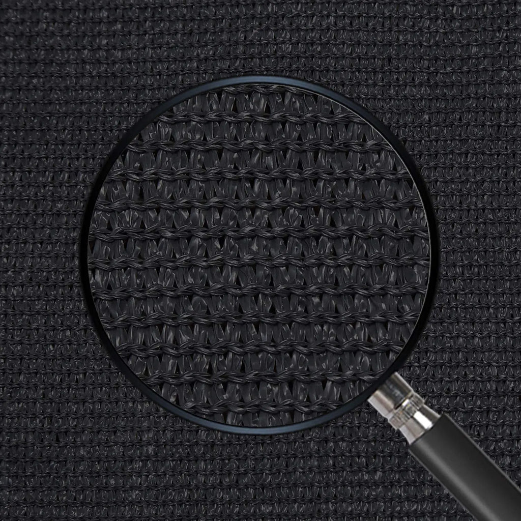 Patio Fence Privacy Screen Mesh with Grommets & Zip Ties