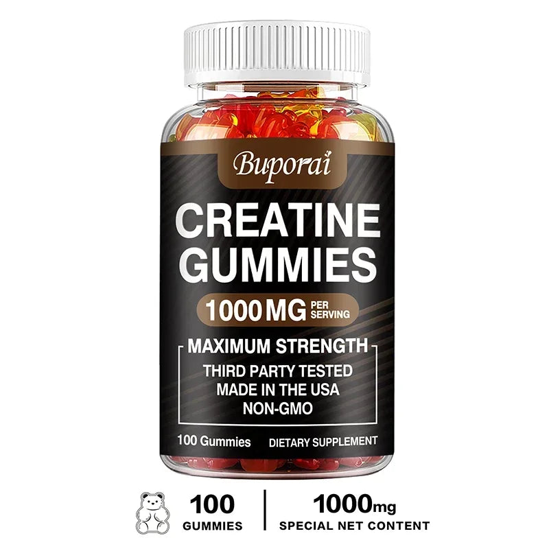 Creatine Monohydrate Gummies - Energy & Muscle Building