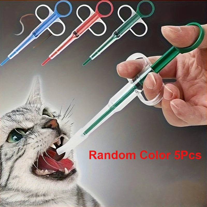 Pet Medicine Dispenser - Suitable for Cats Dogs Medicine - Includes 2 Soft Tip Options