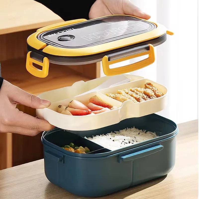 Lunch Box with Cutlery Set – Portable Meal Kit, Leakproof & BPA-Free