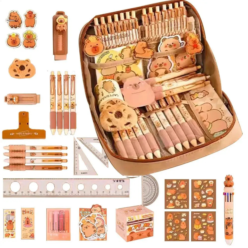 Capybara Stationery & Pencil Case Gift Set
