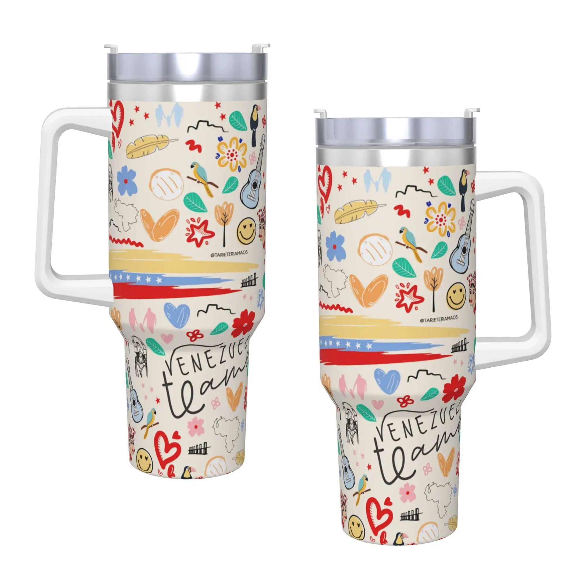 Aesthetic Art Stainless Steel Thermal Tumbler