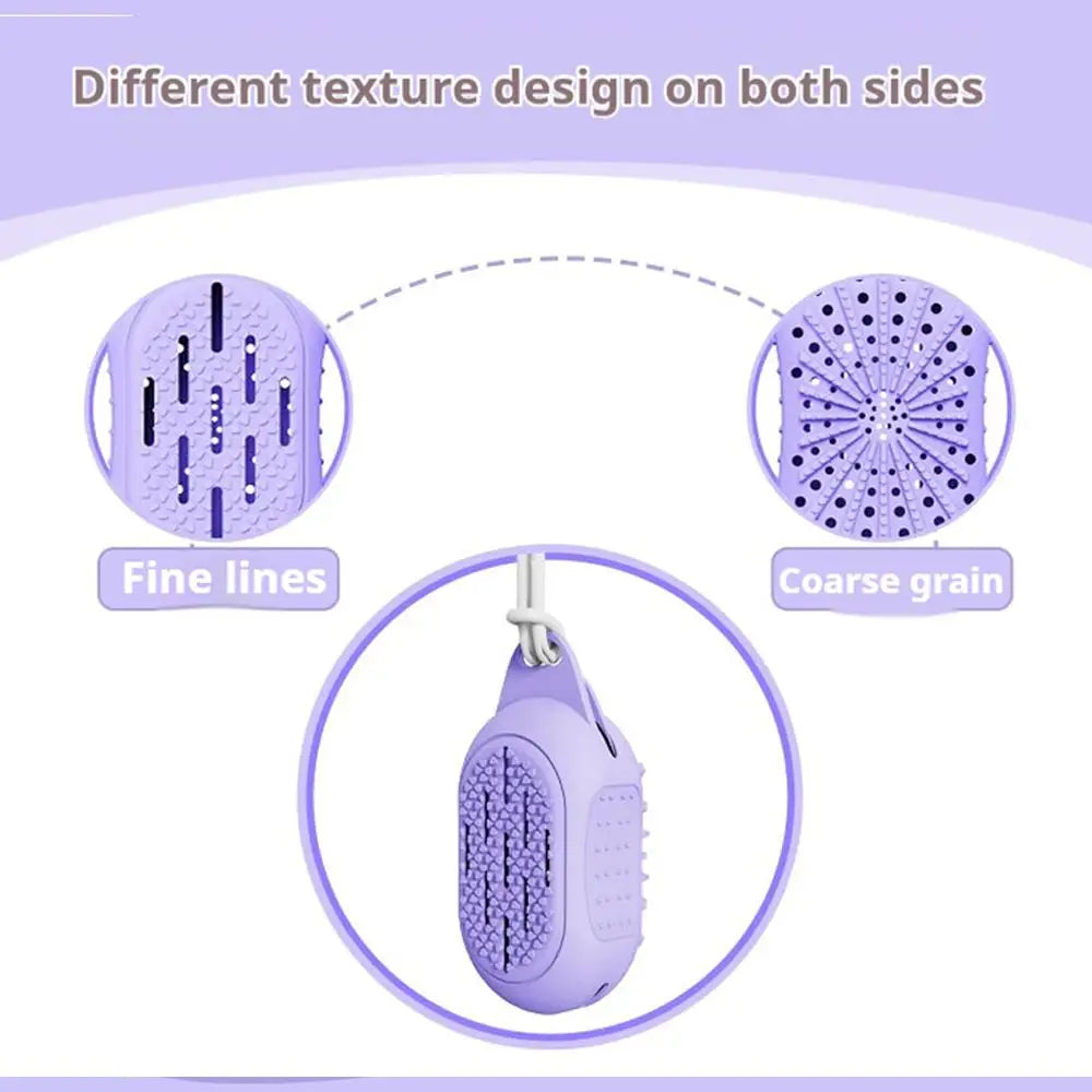 Silicone Soap Saver Bag with Rope for Exfoliating