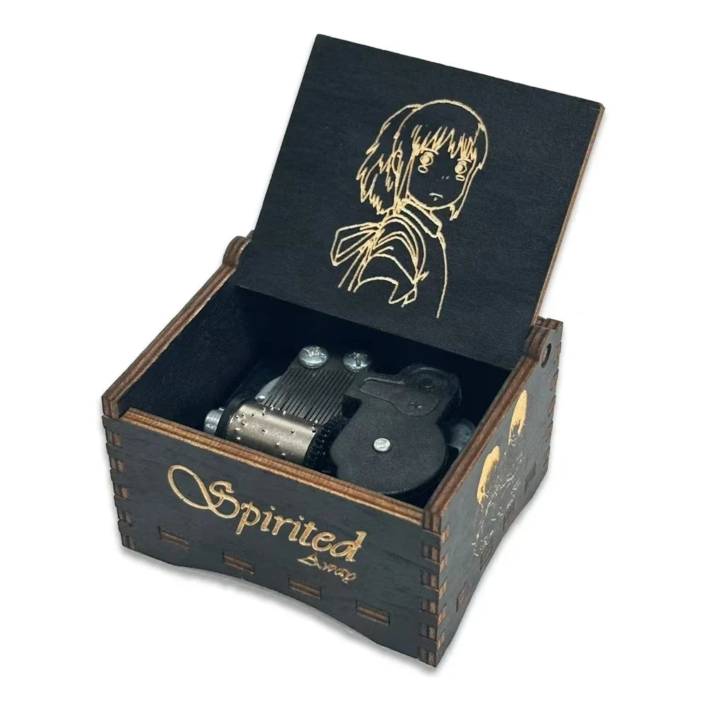 Wooden Wind-Up Music Box – Classic Melody Keepsake Gift