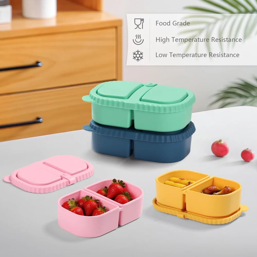 Silicone Snack Containers with Lids