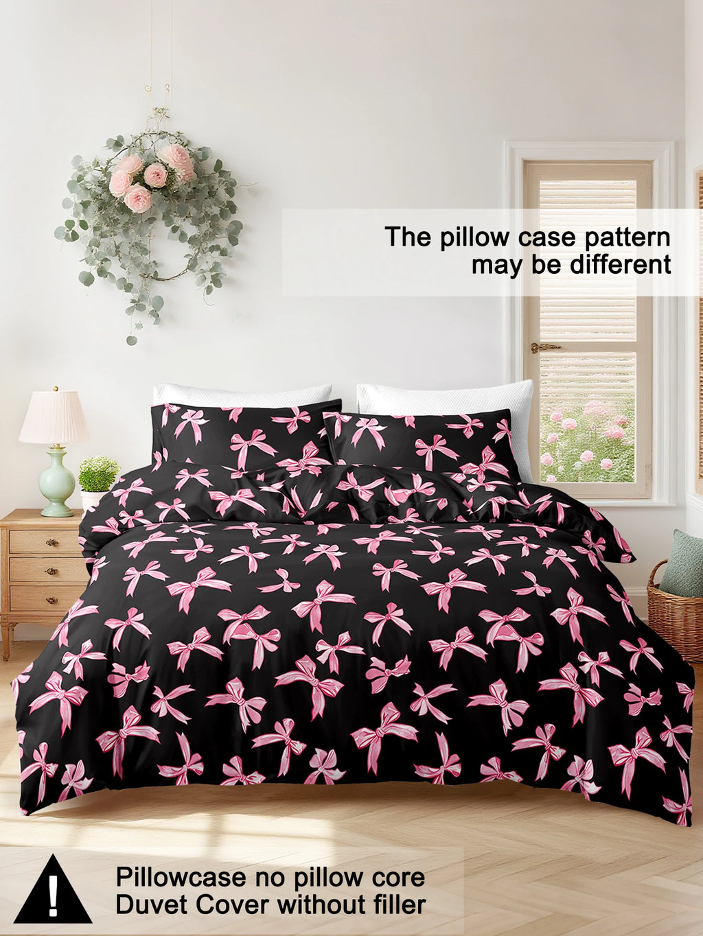 3 Pcs/set Duvet Cover Set - 1 Duvet Cover & 2 Pillowcase Soft