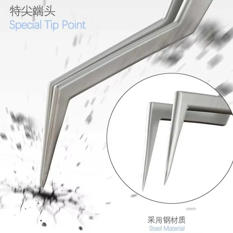 MECHANIC Aax-17 tin positioning tweezers, for precise clamping of tin wire, non-slip and wear-resistant, made of steel