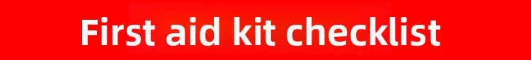 13-Piece Portable First Aid Kit - Outdoor, Home & Travel