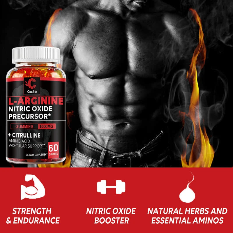 L-Arginine Supplement - Muscle Strength & Blood Flow Support