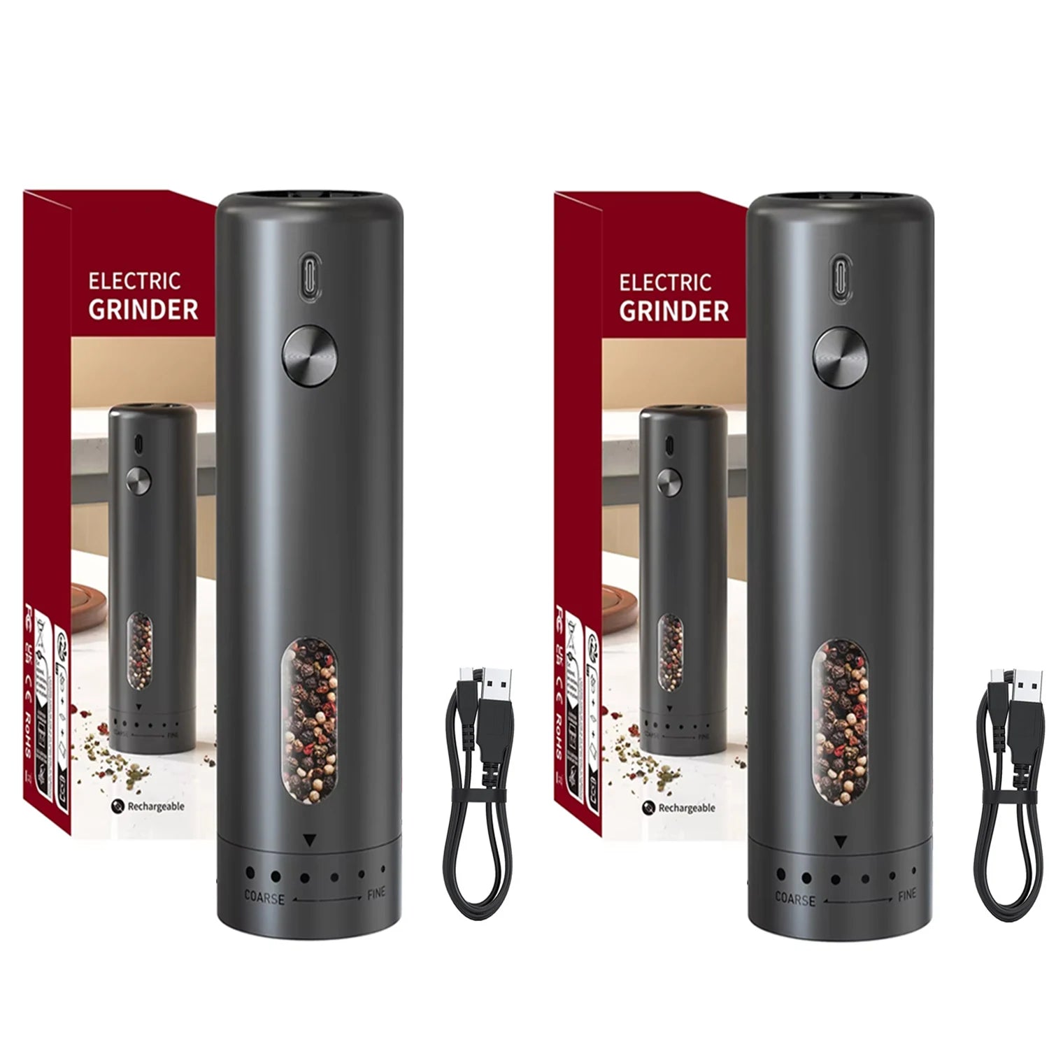 Rechargeable Salt & Pepper Grinder