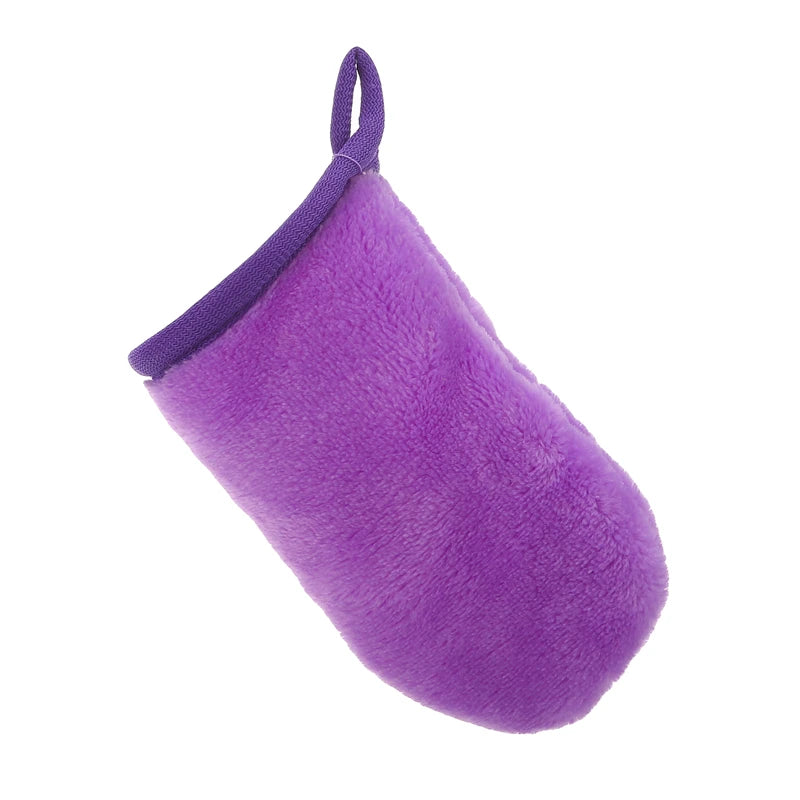 Reusable Microfiber Makeup Remover Gloves