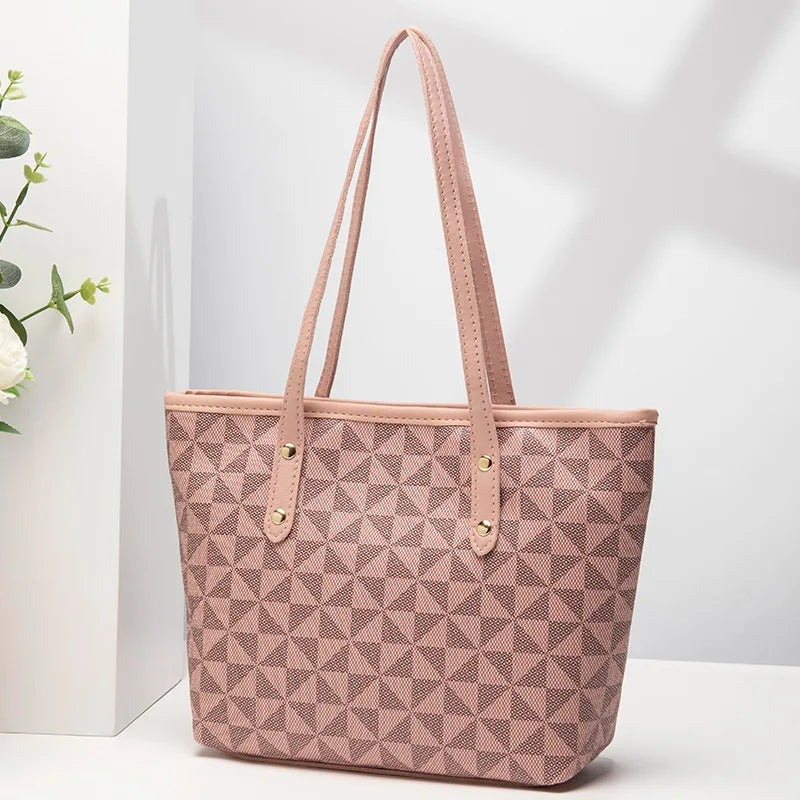 Embossed Floral Handbag