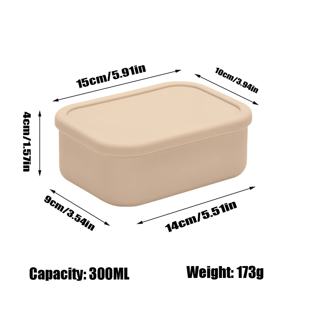 Silicone Food Storage Containers - Airtight, Microwave, Dishwasher, Freezer