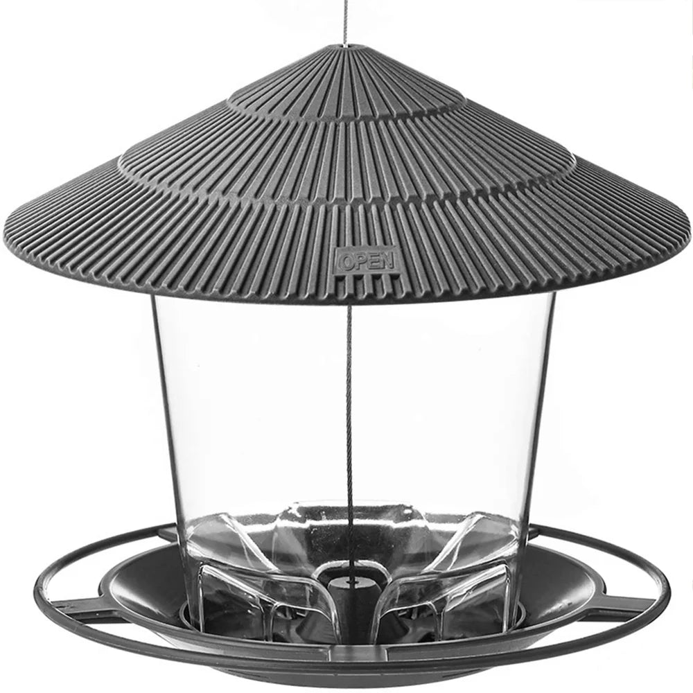 Hanging Outdoor Bird Feeder with Multiple Hole Dispenser
