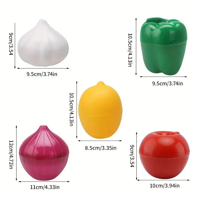 Plastic Airtight Vegetable Crisper Containers – Fridge Freshness, BPA-Free