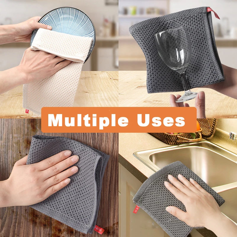 Soft Absorbent Cotton Kitchen Dishcloth