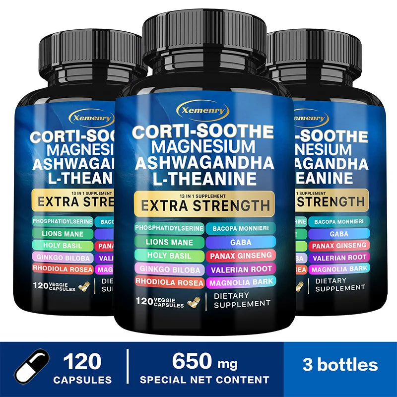 Corti-Soothe Supplement - Cortisol & Adrenal Support for Stress Relief