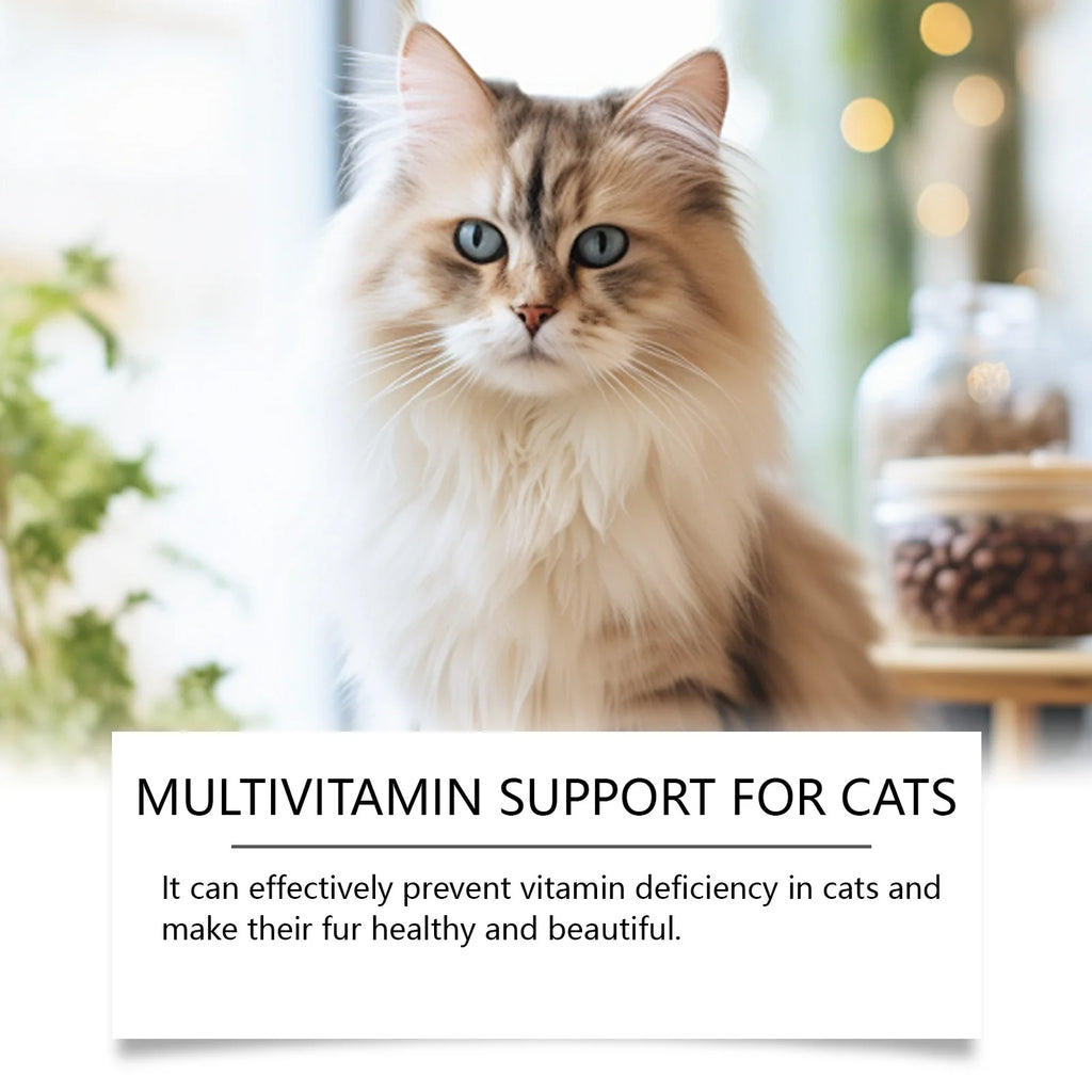 Pet Multivitamin & Mineral Supplement Tablets - Immunity & Health
