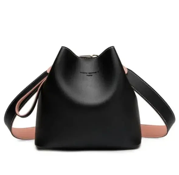 Fashionable PU Leather Bucket Bag