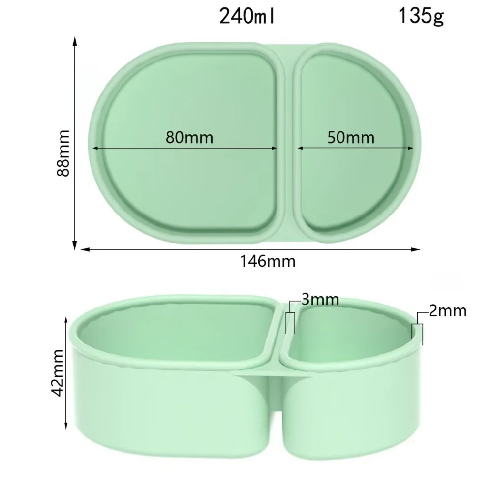 Silicone Snack Containers with Lids