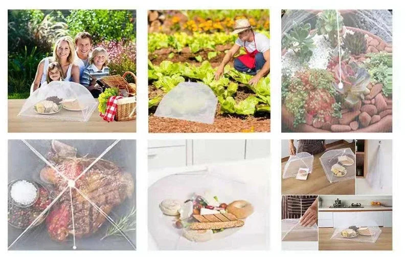 Foldable Food Mesh Cover – Reusable Pop-Up Tent