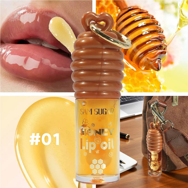 Honey Lip Balm - Longlasting Moisturizing With Transparent Pearlescent