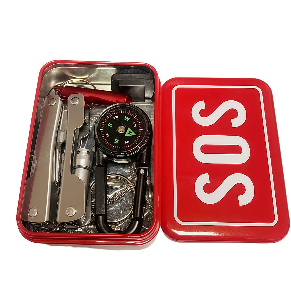 Mini First Aid Kit - Emergency Survival Gear Box