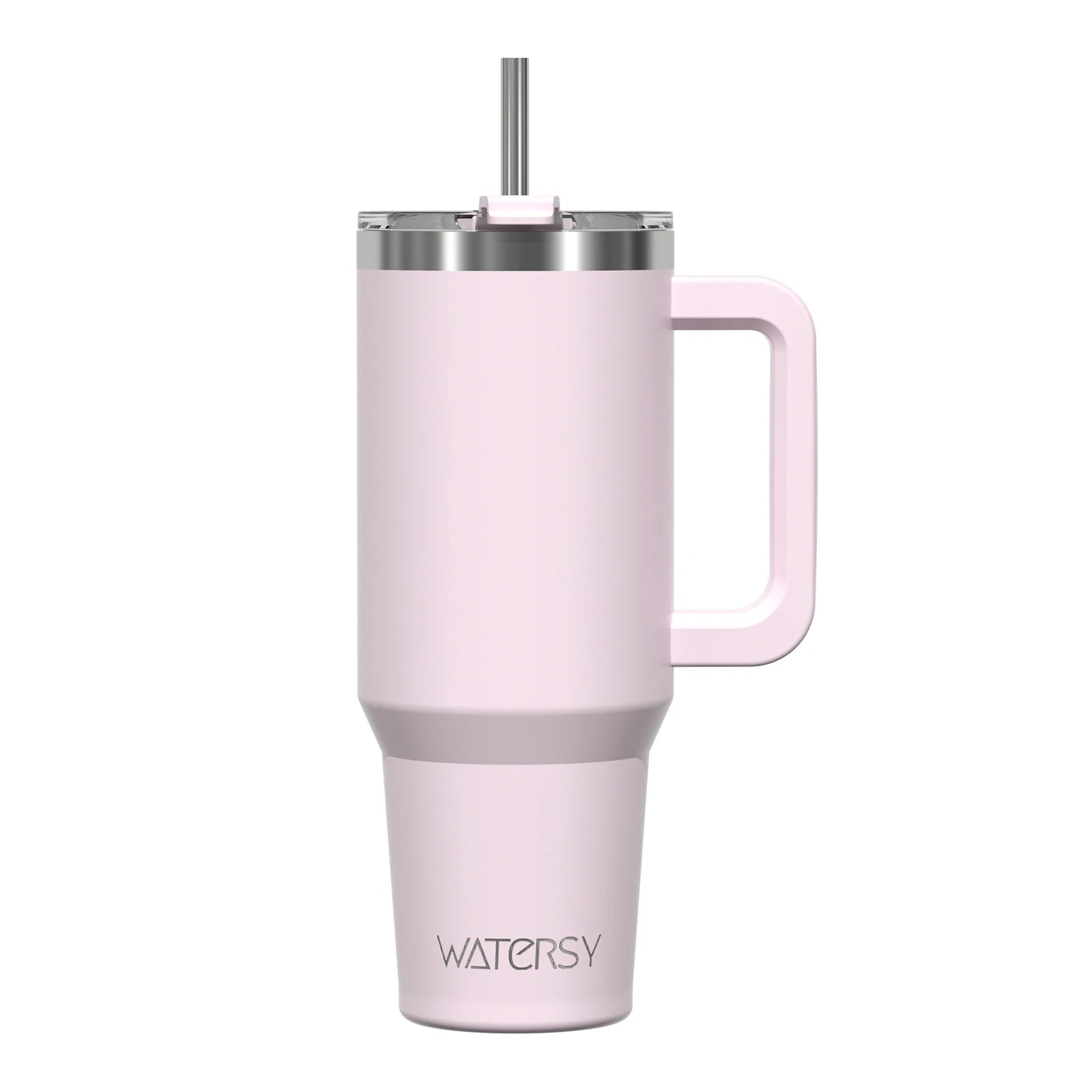591ml Stainless Steel Insulated Tumbler with Handle & Straw