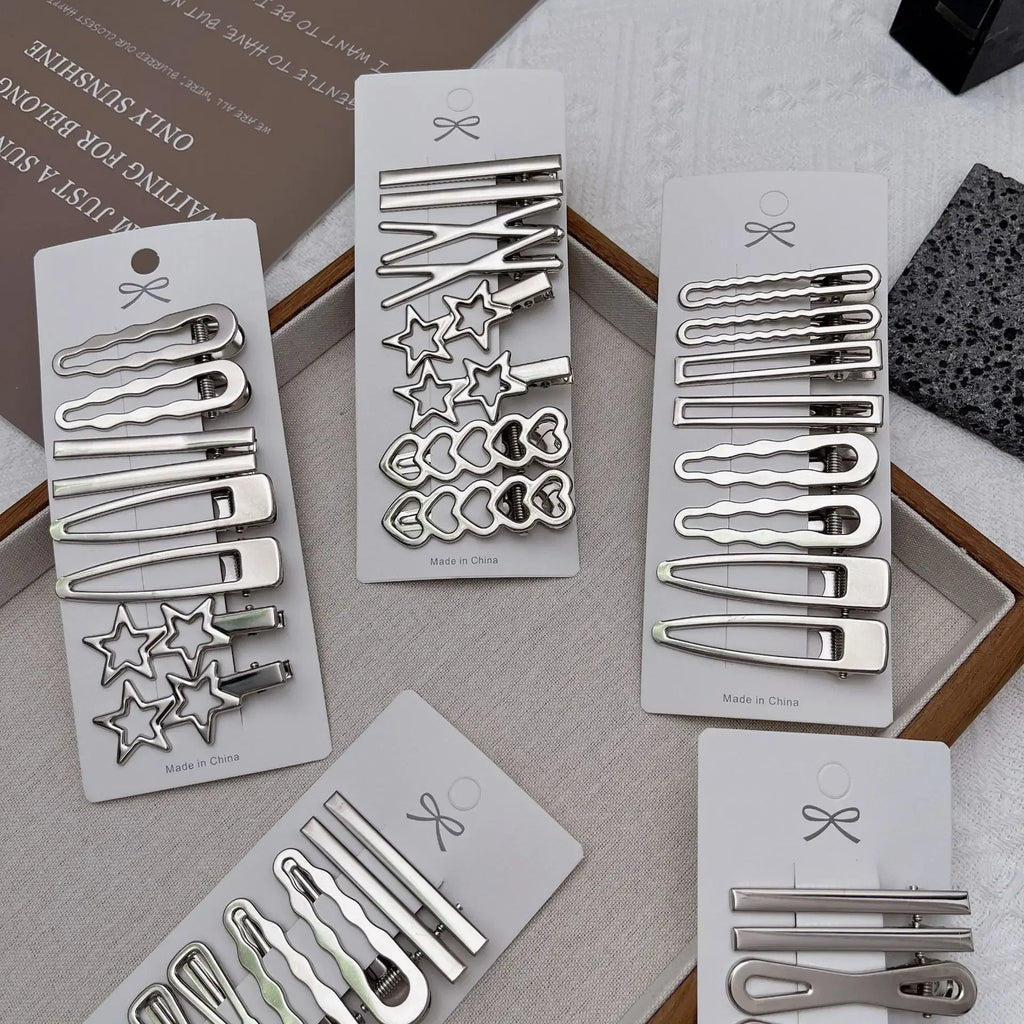 Hair Clips Set – Assorted Styles & Colours for Women & Girls