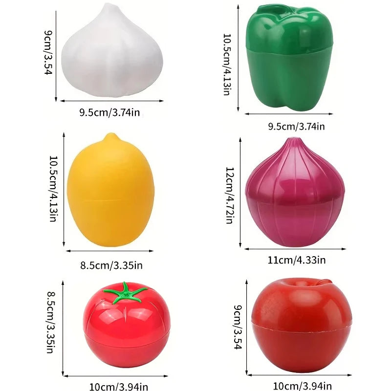 Plastic Airtight Vegetable Crisper Containers – Fridge Freshness, BPA-Free