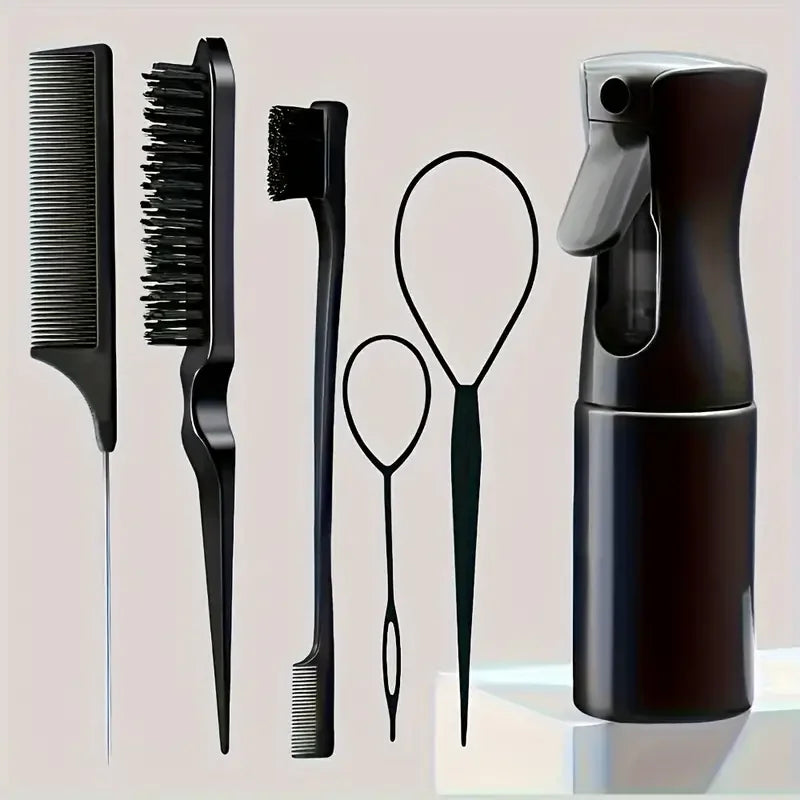 Hairdressing Essentials Tool Set – 6-Piece Salon Styling Kit