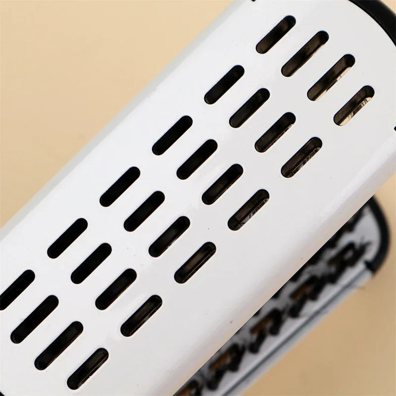 Pro Double Brush Nylon Hair Straightener