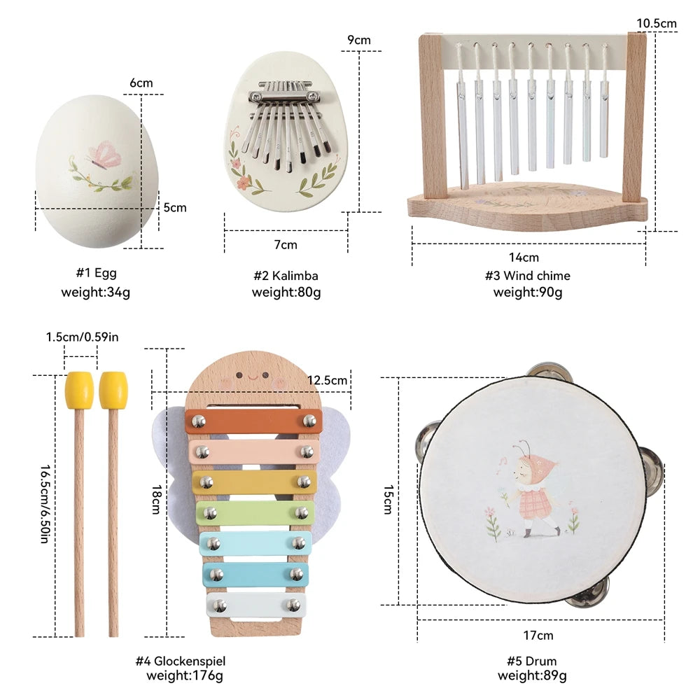 Musical Instruments - Montessori - Baby 0-12 Months