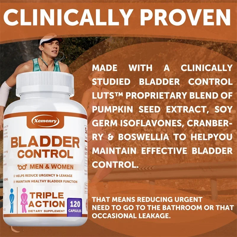 Bladder Control Supplement - Reduce Urgency & Support Healthy Function