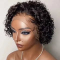 Water Wave Bob Pixie Cut Lace Front Wig – Short Natural Style