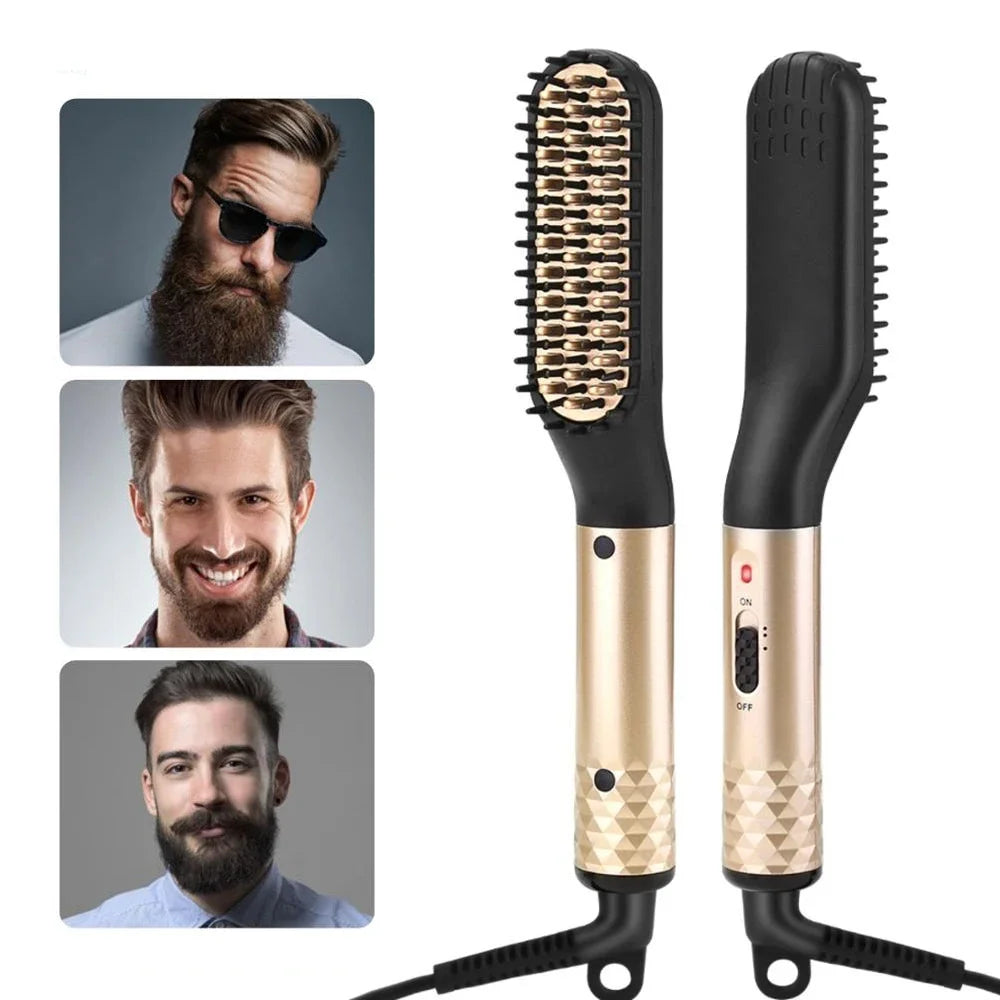 Beard Brush Straightening - Heat Styling Artifact