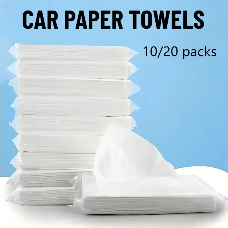 10/20packs Tissue Pack, Each Pack Contains 50pcs of Tissue Suitable for Home Hotel Car Use