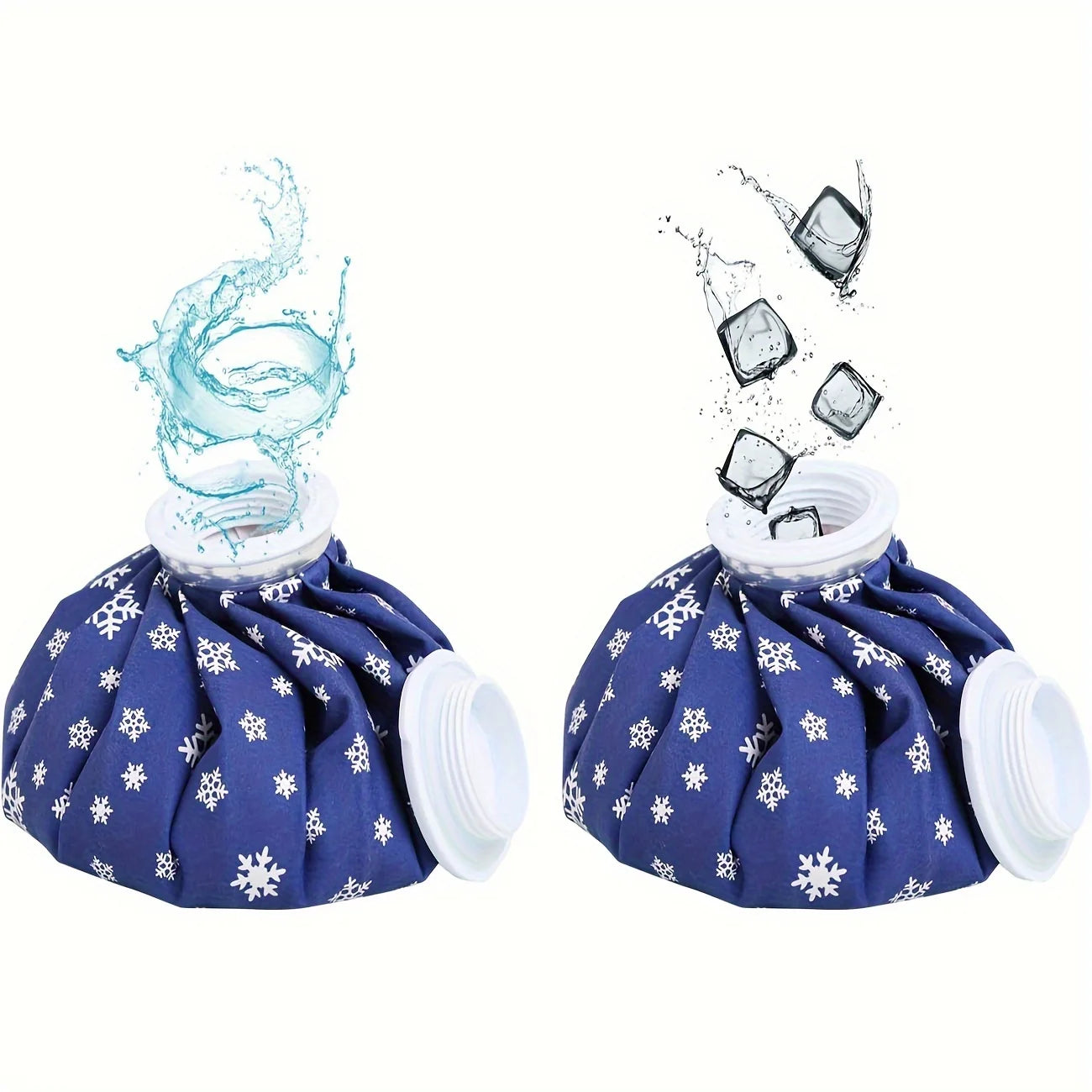 Reusable Cotton Ice & Heat Pack Set – 3 Sizes (6", 9", 11")