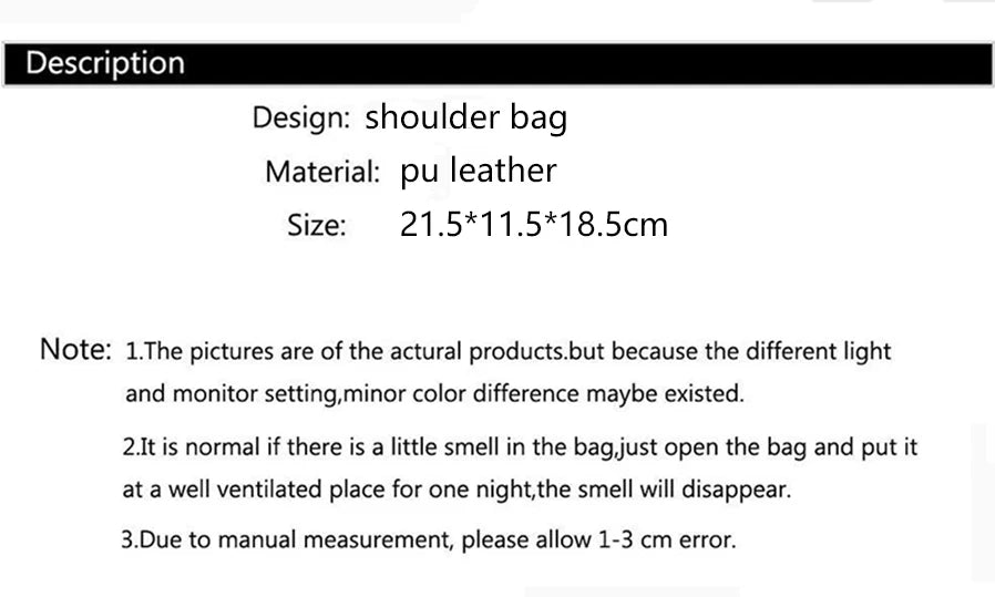 Small PU Leather Bucket Shoulder Bag