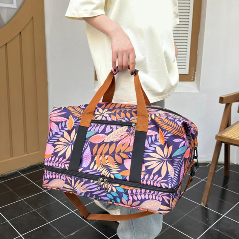 Sports Fitness Bag with Dry-Wet Separation