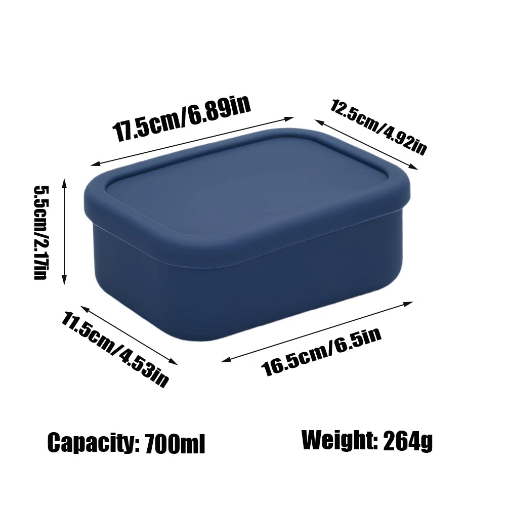 Silicone Food Storage Containers - Airtight, Microwave, Dishwasher, Freezer