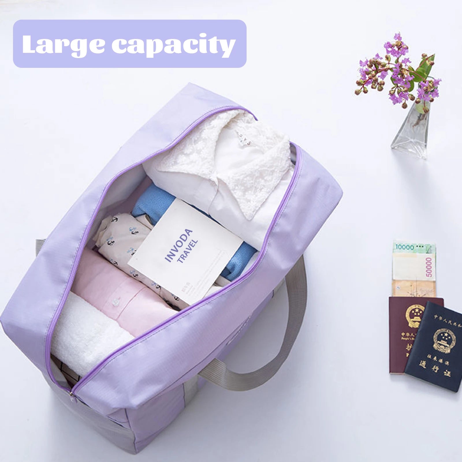 Lightweight Foldable Sports Duffle Bag