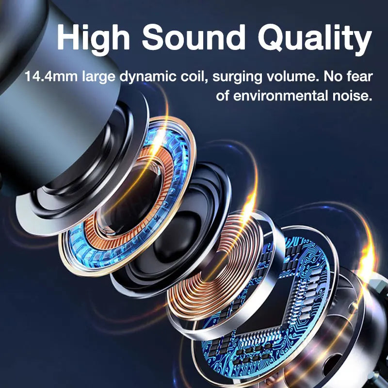 Wireless Bluetooth Earphones with Built-in Microphone – Hands-Free Calling