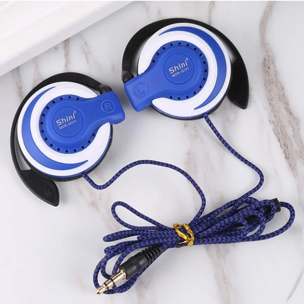 Sweatproof Ear Hook Earphones with Super Bass & Noise Cancelling