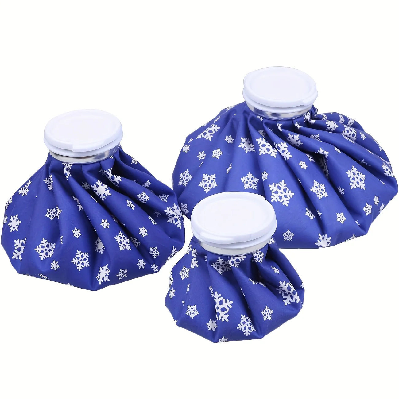 Reusable Cotton Ice & Heat Pack Set – 3 Sizes (6", 9", 11")