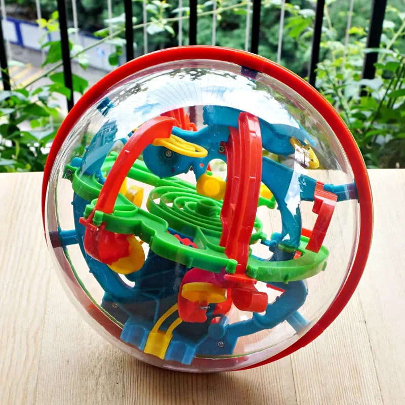 3D Maze Ball Labyrinth Puzzle Game with Display Stand