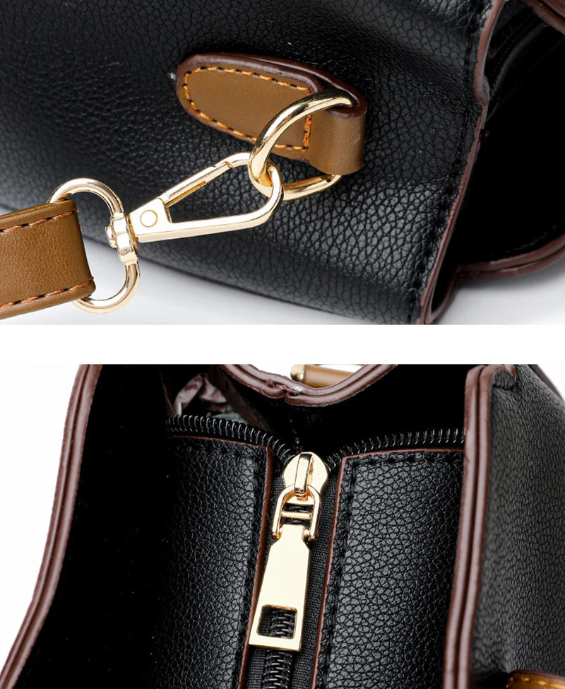 Small PU Leather Bucket Shoulder Bag